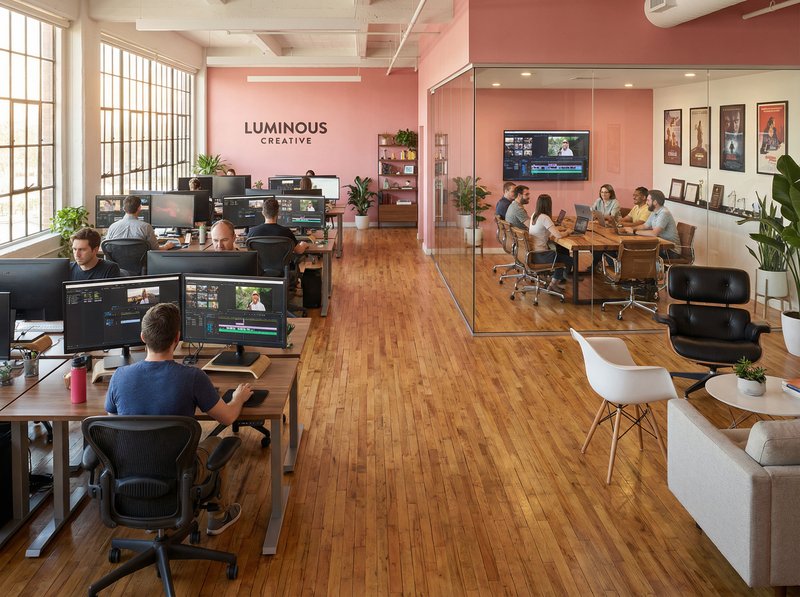 每日大赛传媒公司办公环境